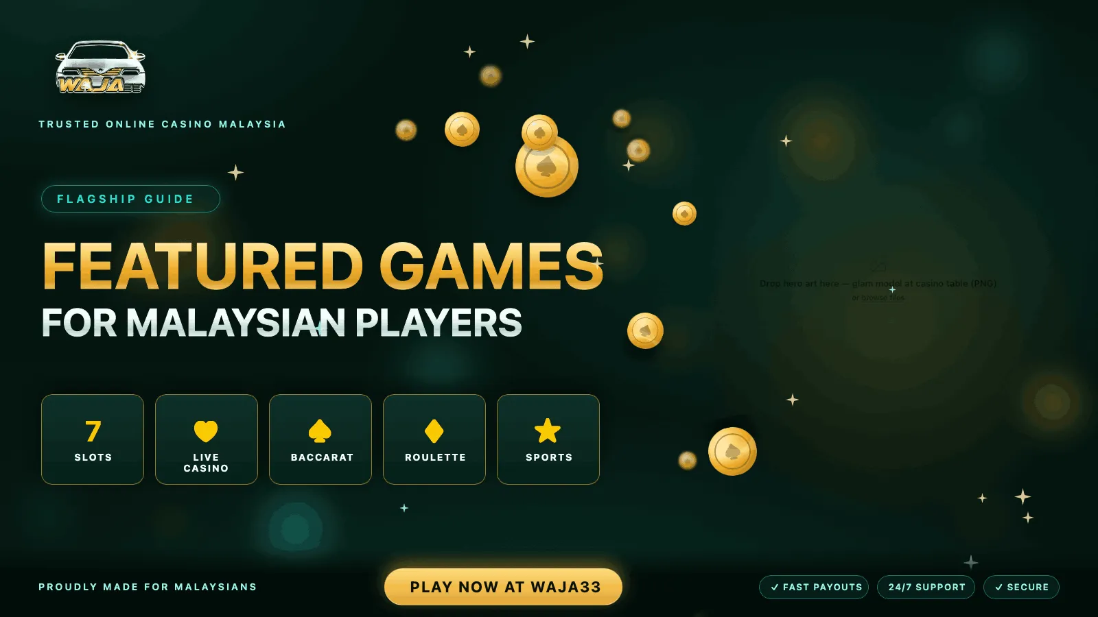 Panduan Featured Games WAJA33 untuk Pemain Malaysia